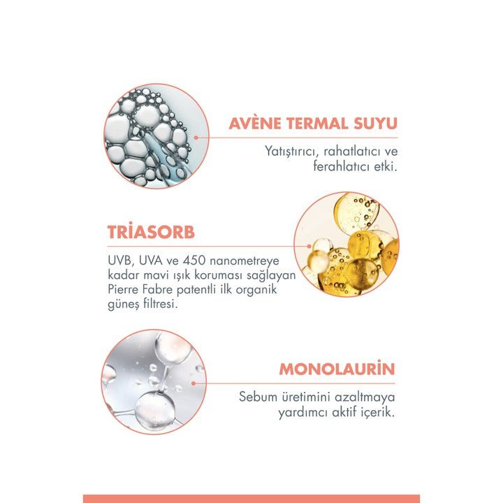 Avene Cleanance SPF50+ Yağlı ve Akneye Eğilimli Ciltler İçin Yüksek Korumalı Güneş Kremi 50 ml - Melori