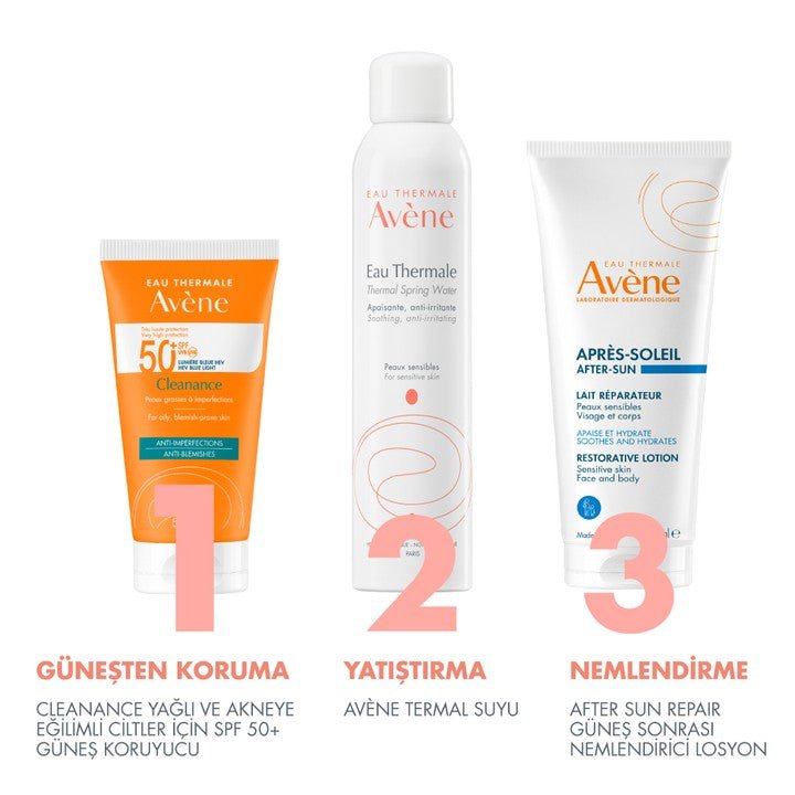 Avene Cleanance SPF50+ Yağlı ve Akneye Eğilimli Ciltler İçin Yüksek Korumalı Güneş Kremi 50 ml - Melori