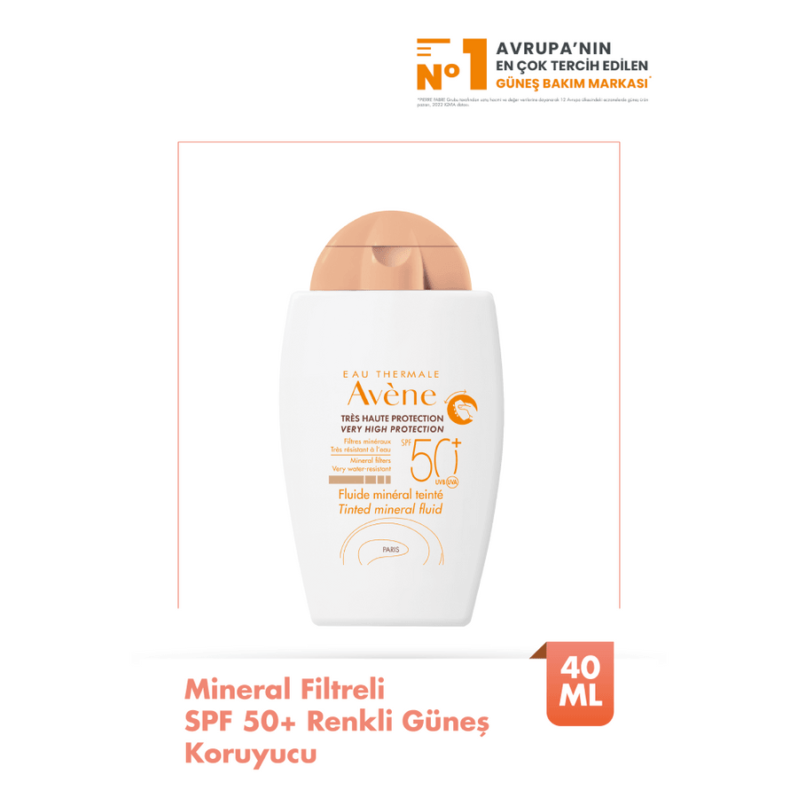Avene Fluide Mineral Teinte Güneş Kremi Spf50+ 40 ml - Melori