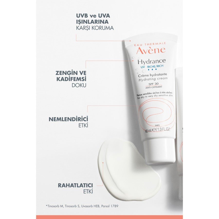 Avene Hydrance UV Rich Nemlendirici Krem SPF30 40 ml - Melori
