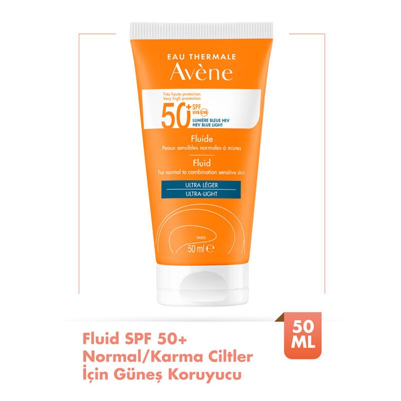 Avene Solaire SPF50+ Fluid Ultra Light 50 ml - Melori