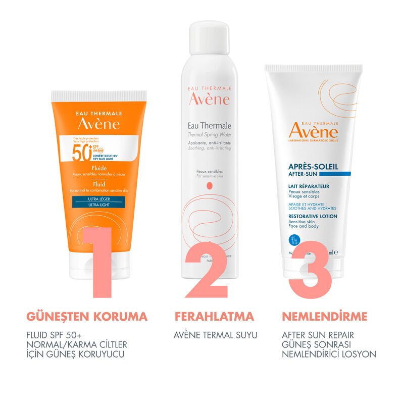 Avene Solaire SPF50+ Fluid Ultra Light 50 ml - Melori