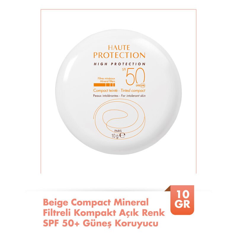 Avene SPF 50 Renkli Güneş Koruyucu Compact Krem Fondöten 10 gr - Sable - Melori