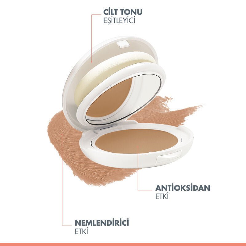 Avene SPF 50 Renkli Güneş Koruyucu Compact Krem Fondöten 10 gr - Sable - Melori