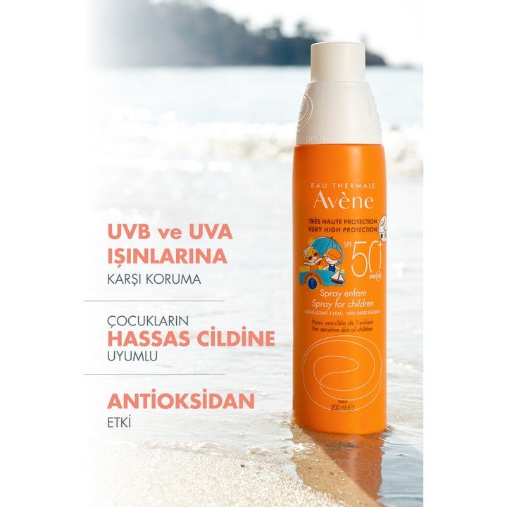 Avene Spray Enfant Spf 50+ Çocuklar İçin Güneş Spreyi 200 ml - Melori