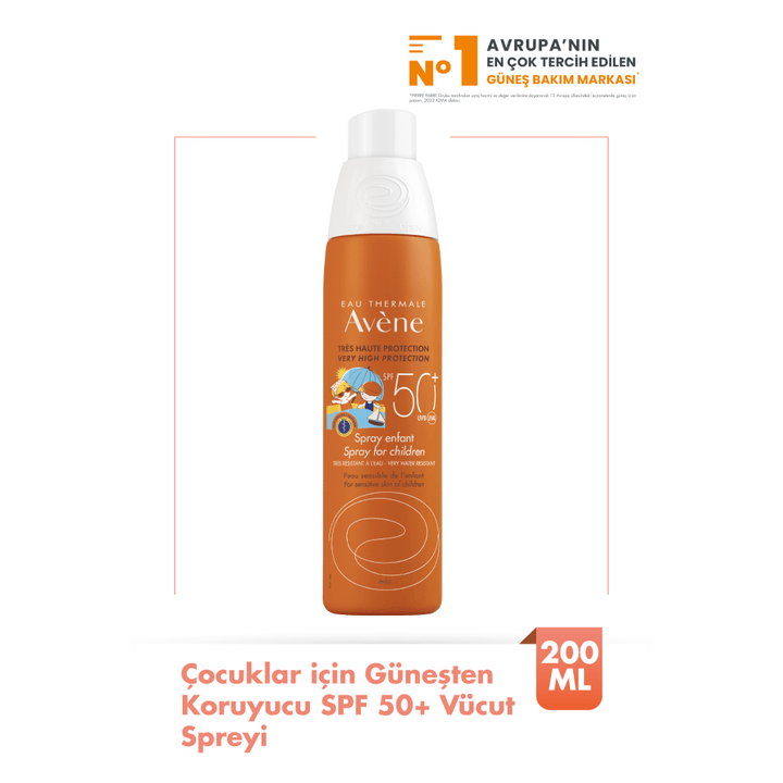 Avene Spray Enfant Spf 50+ Çocuklar İçin Güneş Spreyi 200 ml - Melori