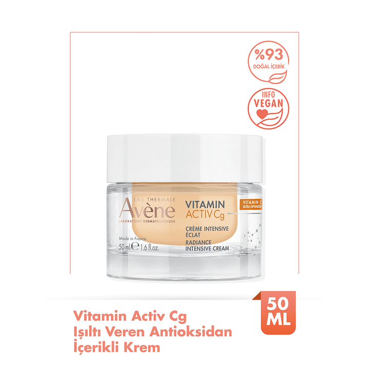 Avene Vitamin Activ Cg Işıltı Veren Antioksidan İçerikli Yoğun Yüz Kremi 50 ml - Melori
