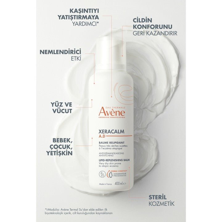 Avene Xeracalm A.D Baume Relipidante Cilt Yatıştırıcı Balsam 400 ml - Melori