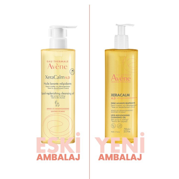 Avene XeraCalm A.D Lipid - Repleshing Cleansing Oil 400 ml - Melori