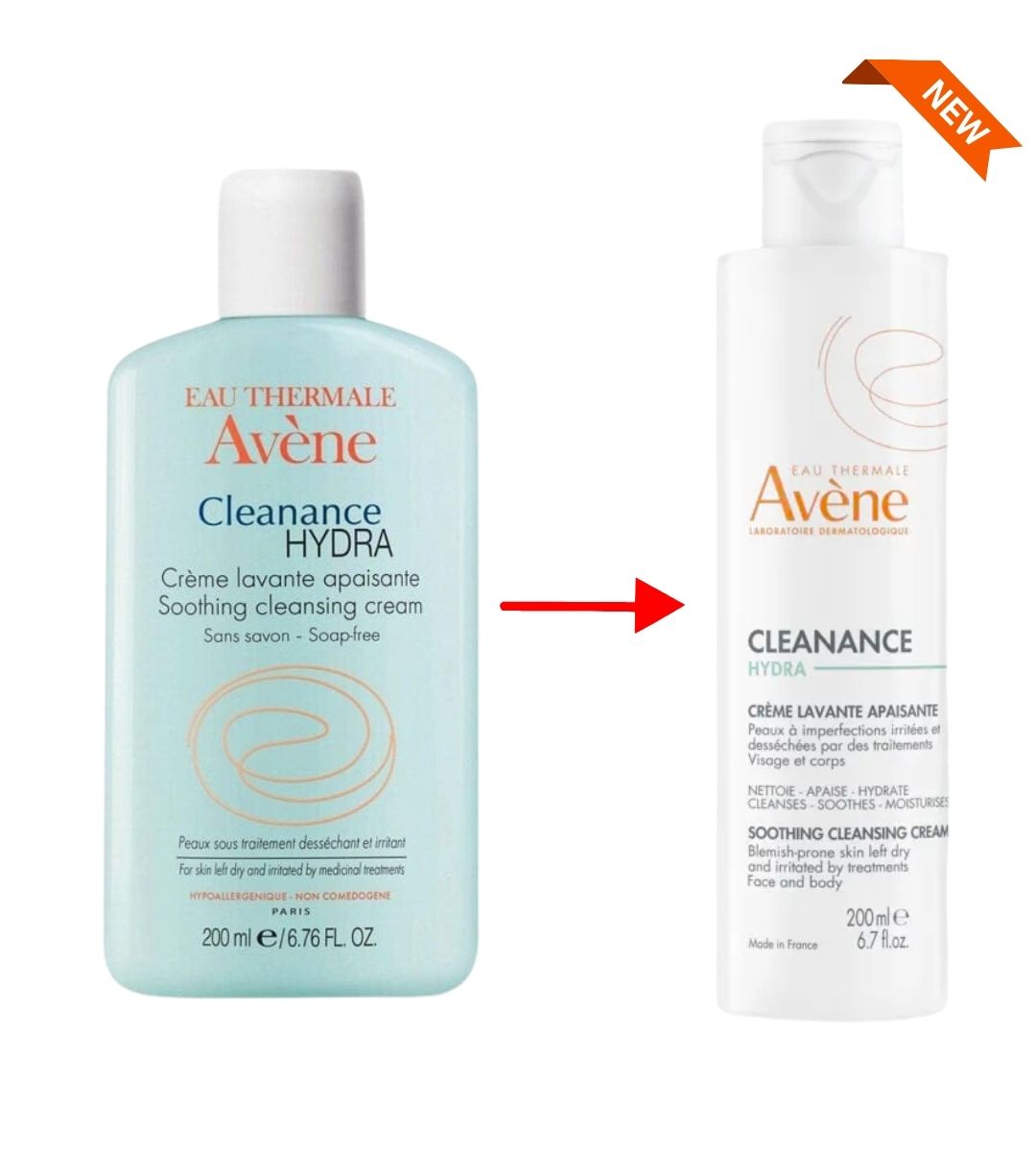 Avene Cleanance Hydra Cleansing Cream 200 ml