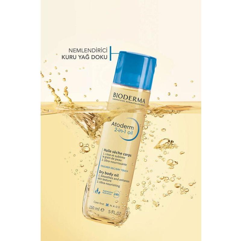 Bioderma Atoderm 2 in 1 Dry Oil Nemlendirici Vücut Bakım Yağı 150 ml - Melori