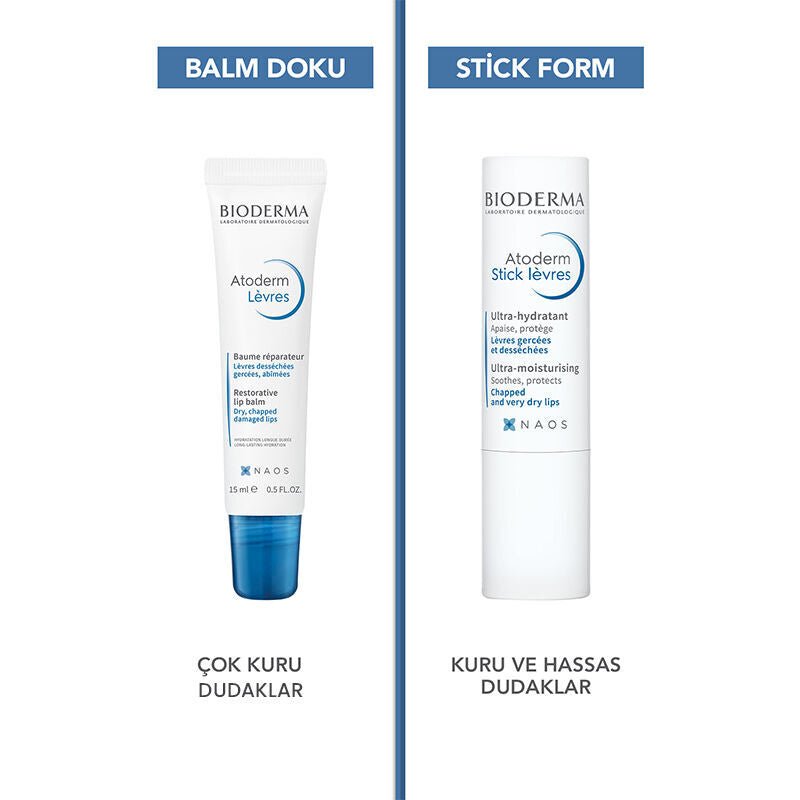 Bioderma Atoderm Lip Stick Besleyici Dudak Bakımı 4 g - Melori