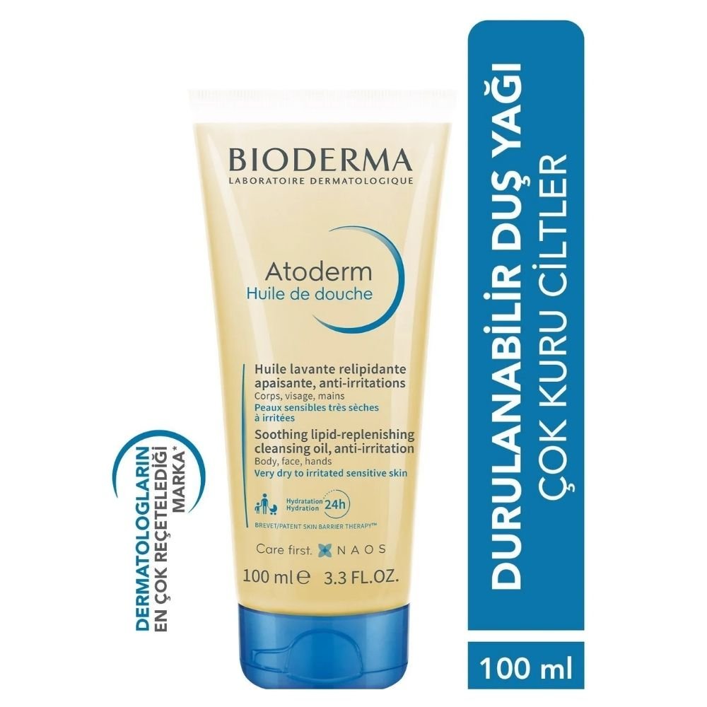 Bioderma Atoderm Shower Oil - Çok Kuru Ciltler İçin Durulanabilir Duş Yağı 100 ml - Melori