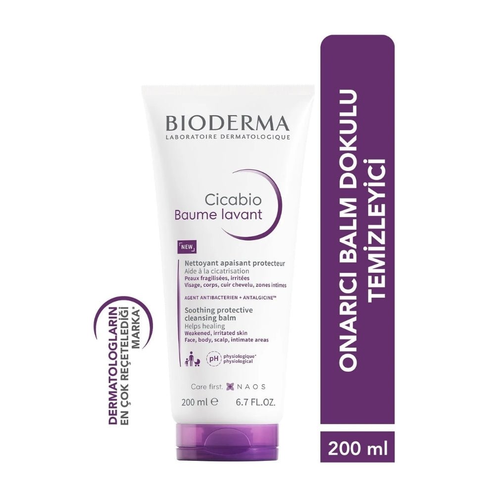 Bioderma Cicabio Hasarlı Ciltler İçin Onarıcı Temizleme Balmı 200 ml - Melori