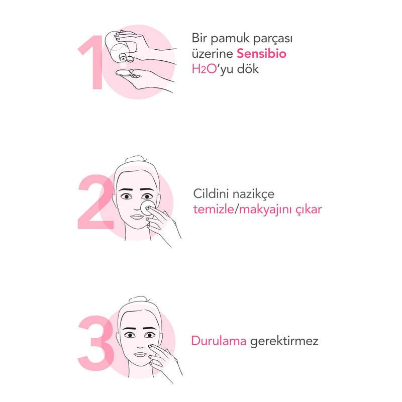 Bioderma Sensibio H2O Yüz ve Makyaj Temizleme Suyu 100 ml - Melori