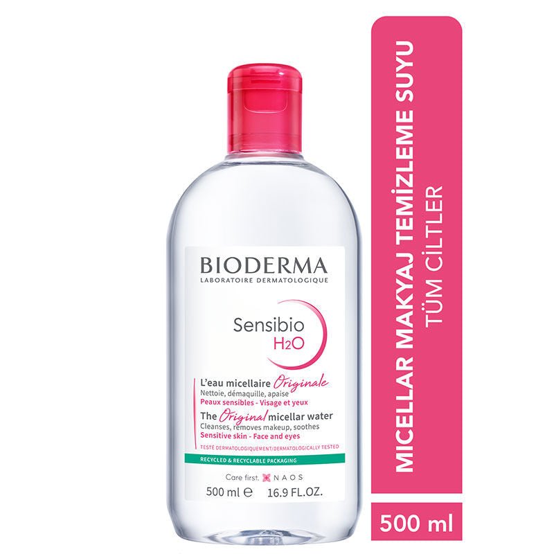Bioderma Sensibio H2O Yüz ve Makyaj Temizleme Suyu 500 ml - Melori
