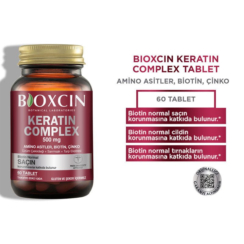 Bioxcin Forte Keratin Complex Tablet Takviye Edici Gıda 60 Tablet - Melori