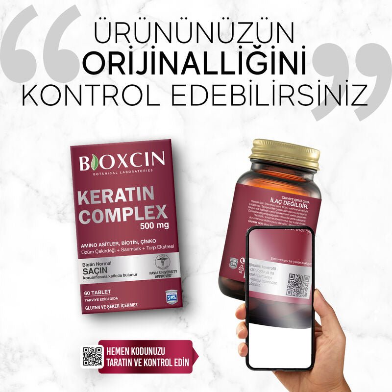 Bioxcin Forte Keratin Complex Tablet Takviye Edici Gıda 60 Tablet - Melori