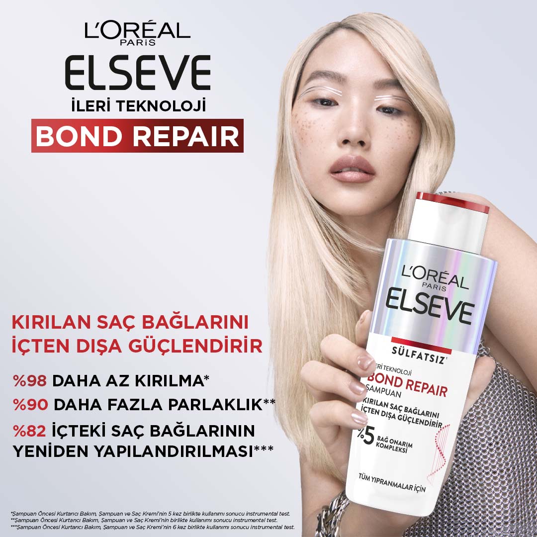 Bond Repair Tüm Yıpranmalar İçin Saç Bağlarını Onarıcı Bakım Kremi 150 ml - Melori