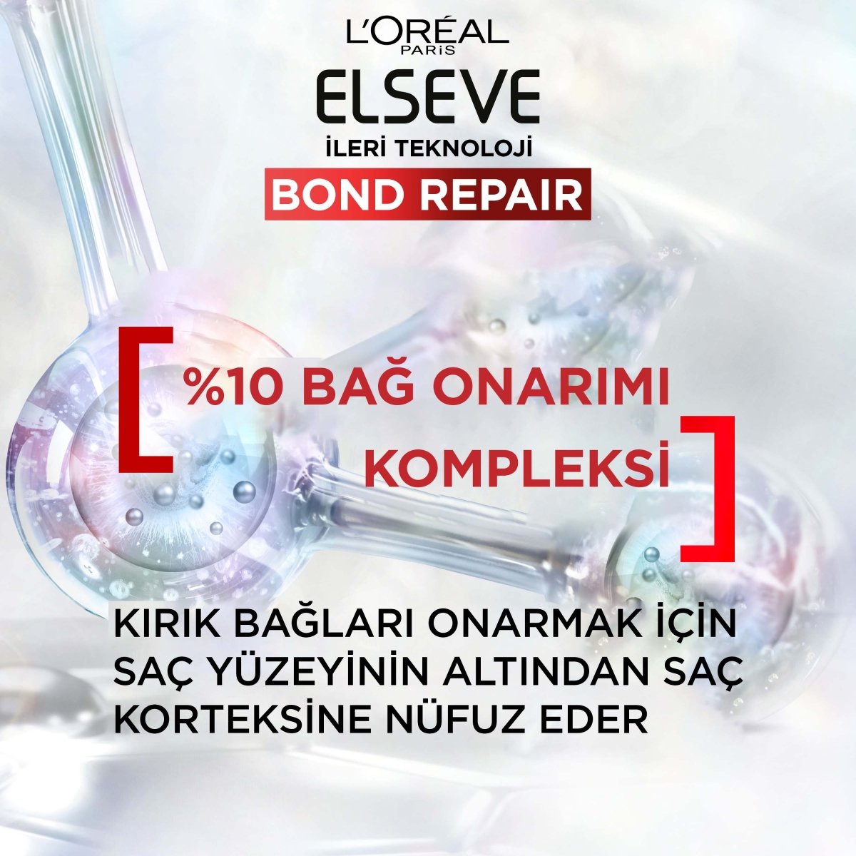 Bond Repair Tüm Yıpranmalar İçin Saç Bağlarını Onarıcı Bakım Kremi 150 ml - Melori