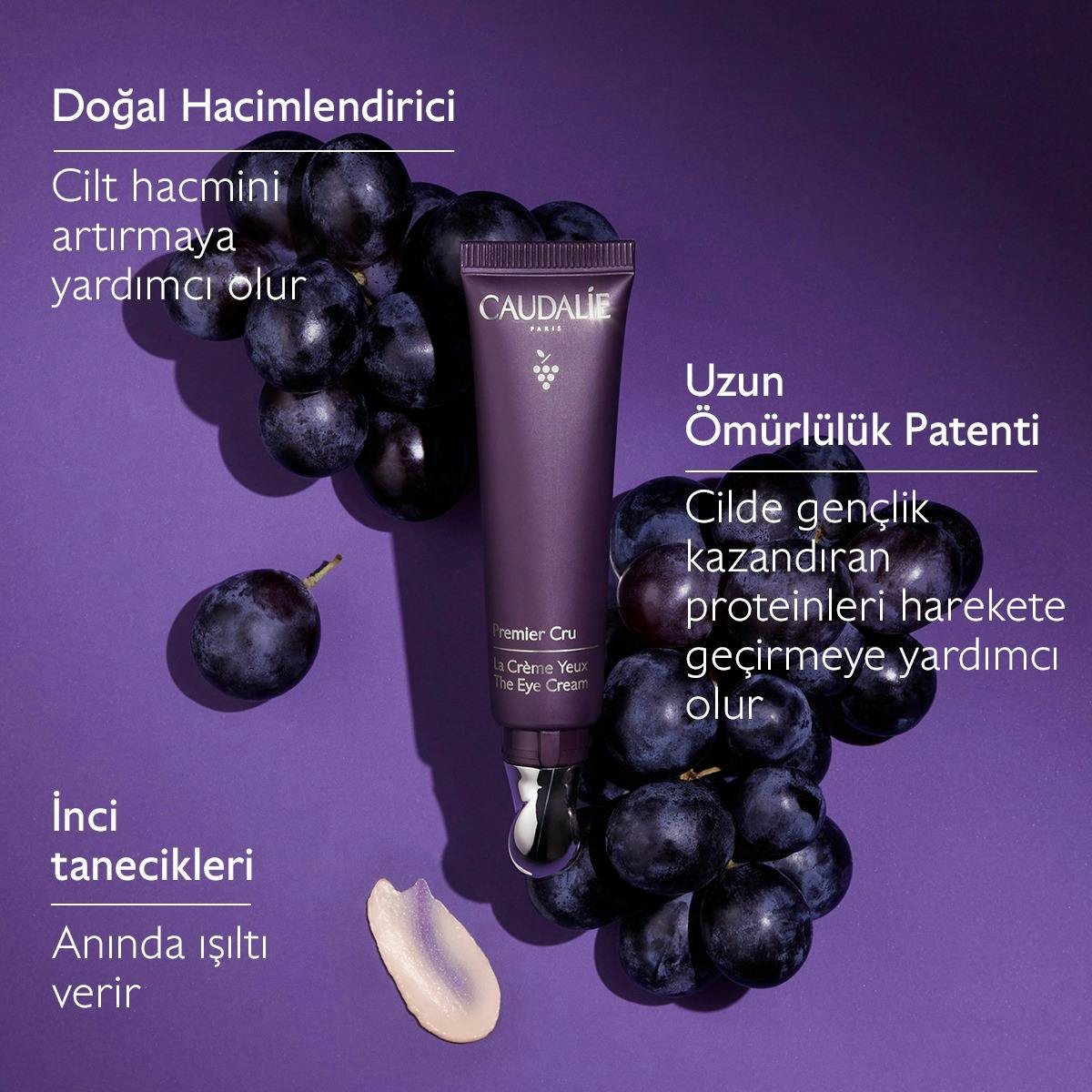 Caudalie Premier Cru Kapsamlı Yaşlanma Karşıtı Göz Bakım Kremi 15 ml - Melori