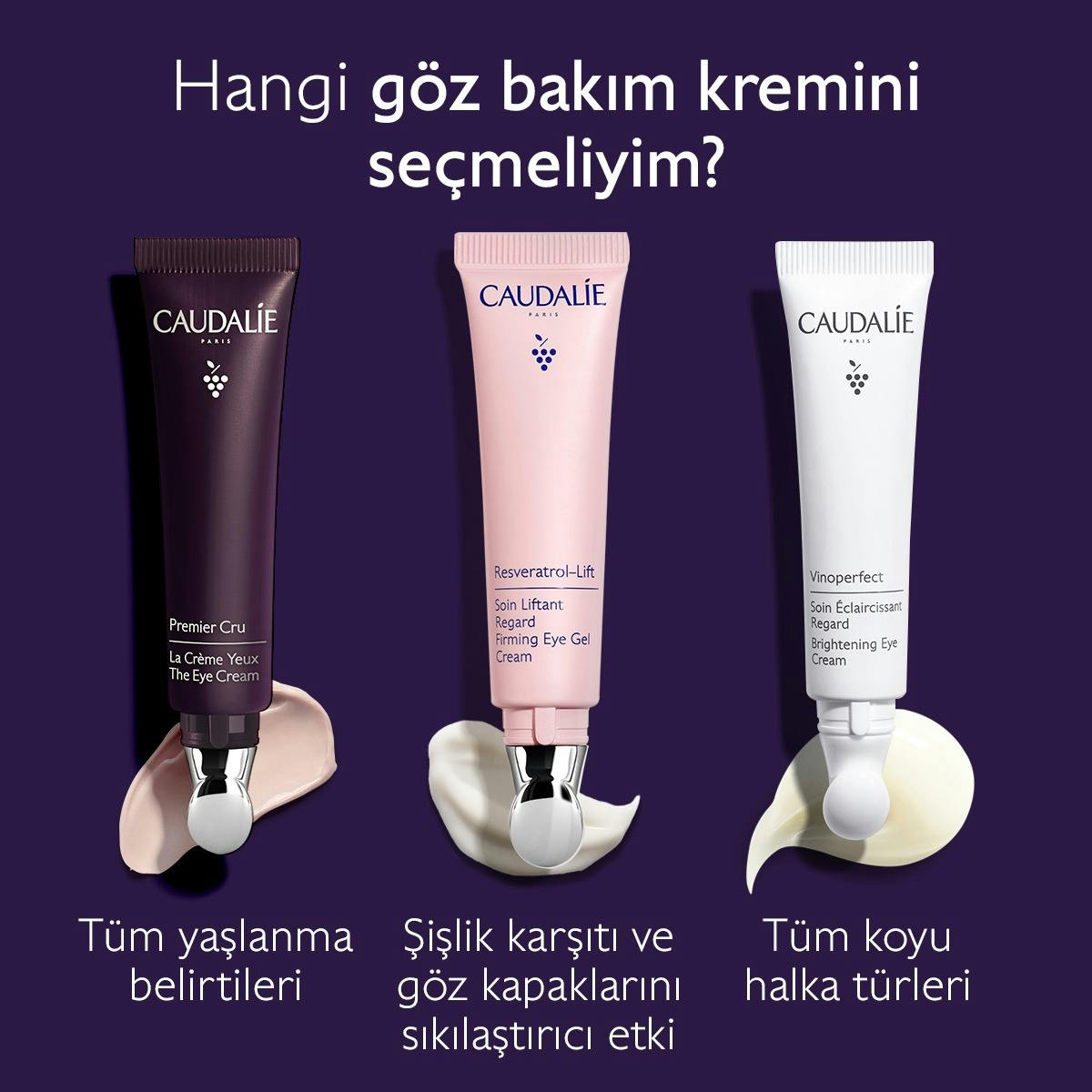 Caudalie Premier Cru Kapsamlı Yaşlanma Karşıtı Göz Bakım Kremi 15 ml - Melori