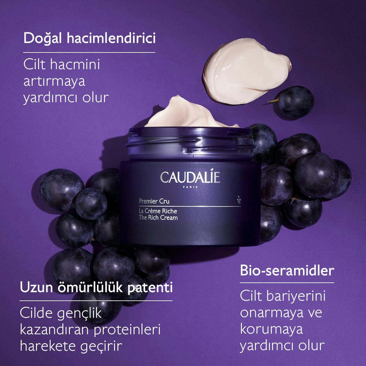 Caudalie Premier Cru The Rich Cream Yedek Kapsül - 50 ml - Melori
