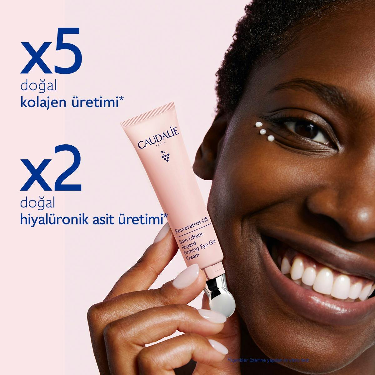 Caudalie Resveratrol Lift Sıkılaştırıcı Jel Göz Bakım Kremi 15 ml - Melori