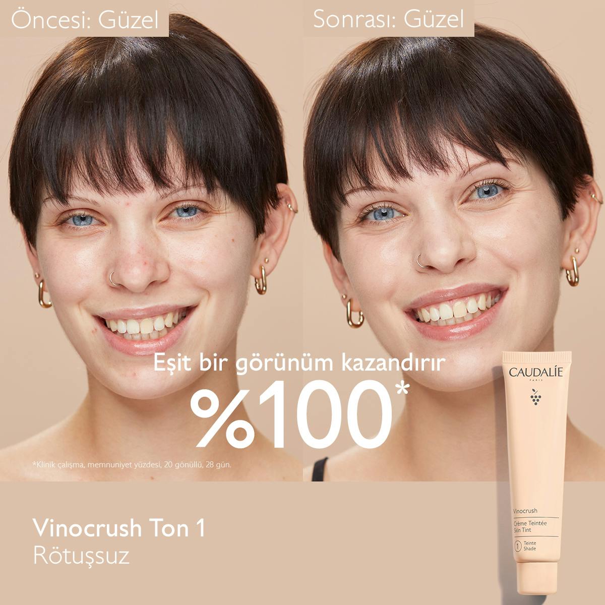 Caudalie Vinocrush Skin Tint 1 - 30 ml - Melori