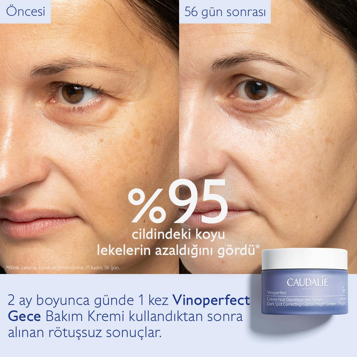 Caudalie Vinoperfect Leke Karşıtı Glikolik Gece Bakım Kremi 50 ml - Melori