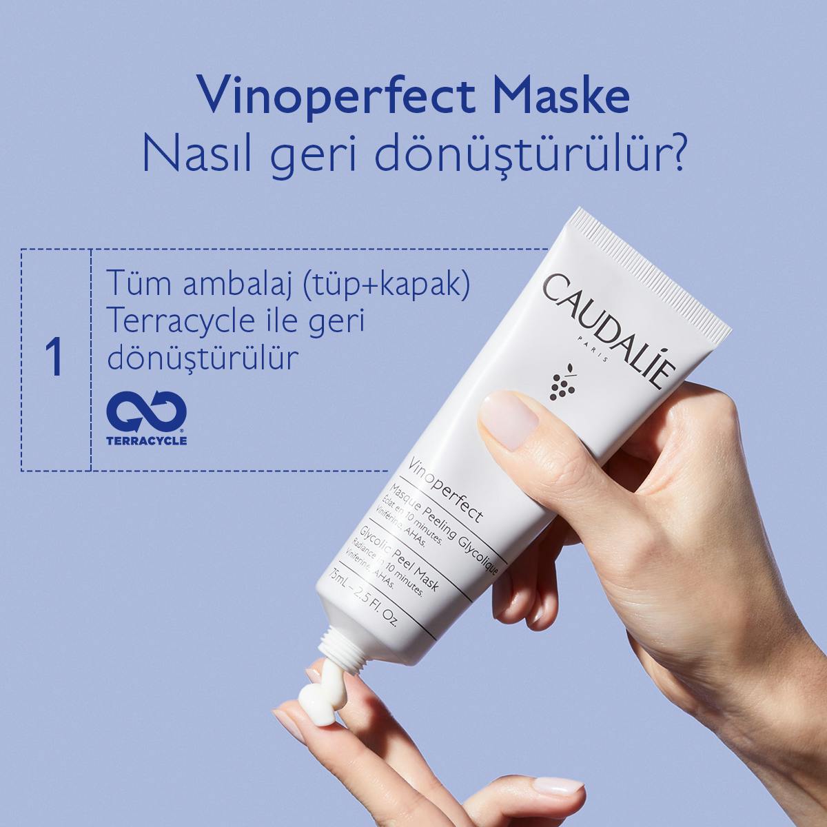 Caudalie Vinoperfect Leke Karşıtı ve Işıltı Verici Glikolik Maske 75 ml - Melori