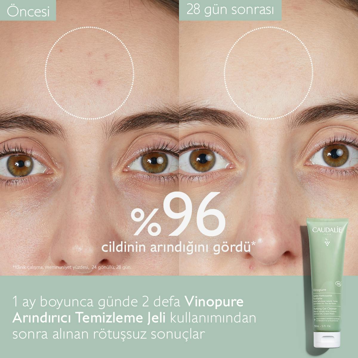 Caudalie Vinopure Arındırıcı Temizleme Jeli 150 ml - Melori
