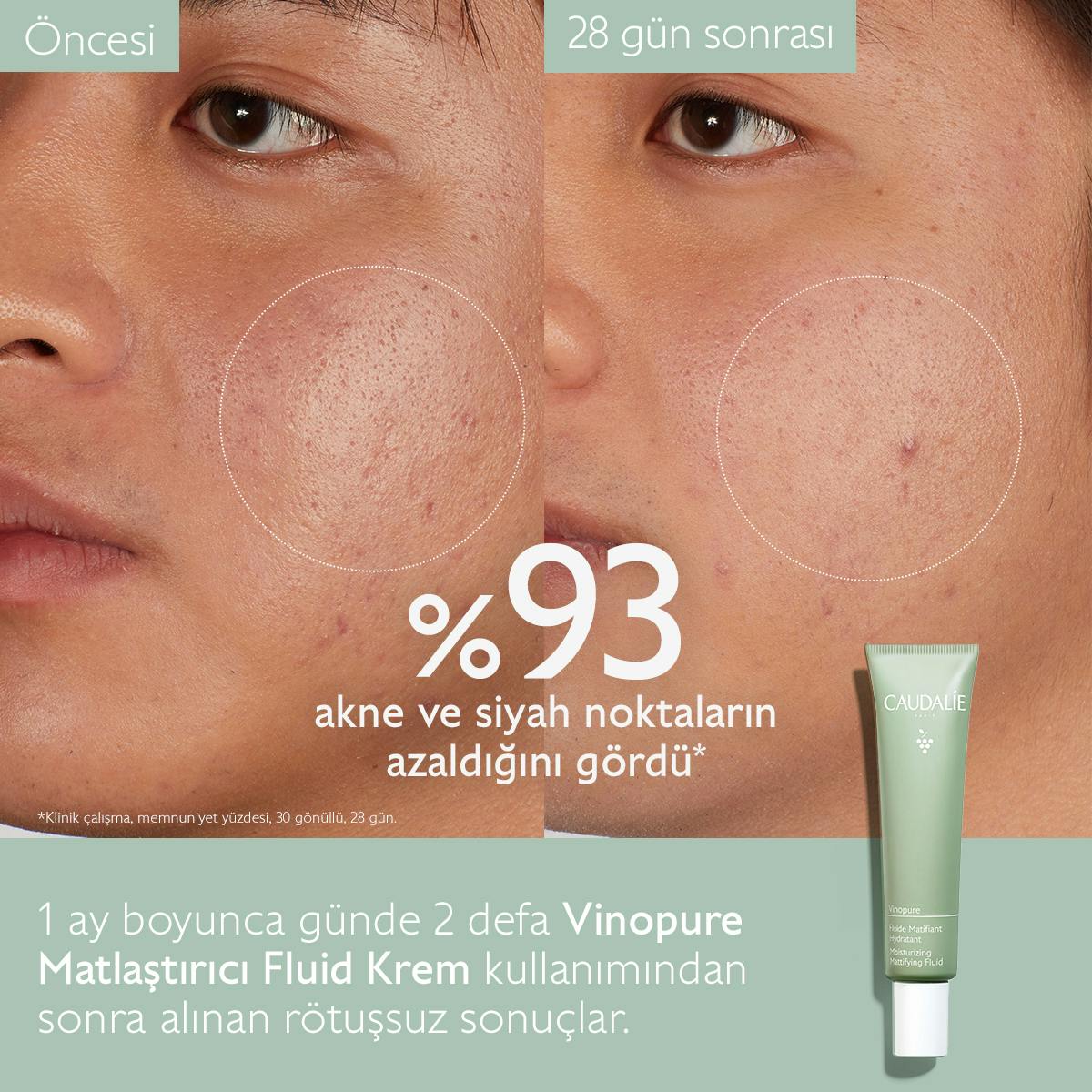 Caudalie Vinopure Matting Fluid Cream 40 ml - Melori