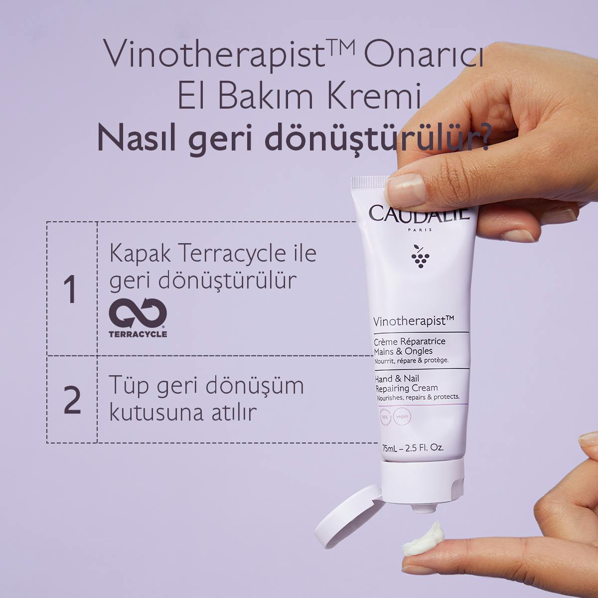 Caudalie Vinotherapist El ve Tırnak Bakım Kremi 75 ml - Melori
