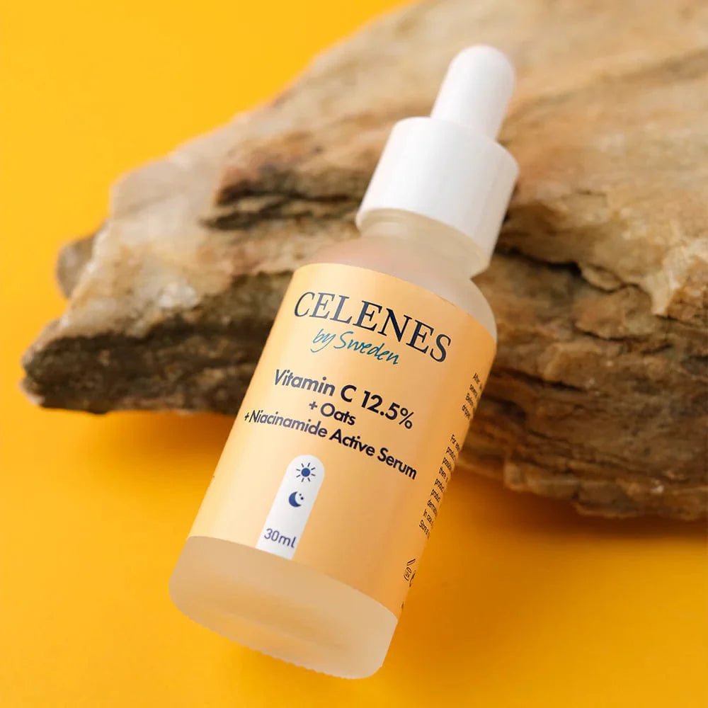 Celenes Vitamin C 12.5+Oats+Niacinamide Active Serum 30 ml - Melori