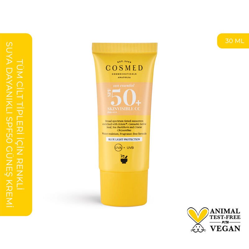 Cosmed Sun Essential Skininvisible CC Güneş Koruyu Spf50+ 30 ml - Melori