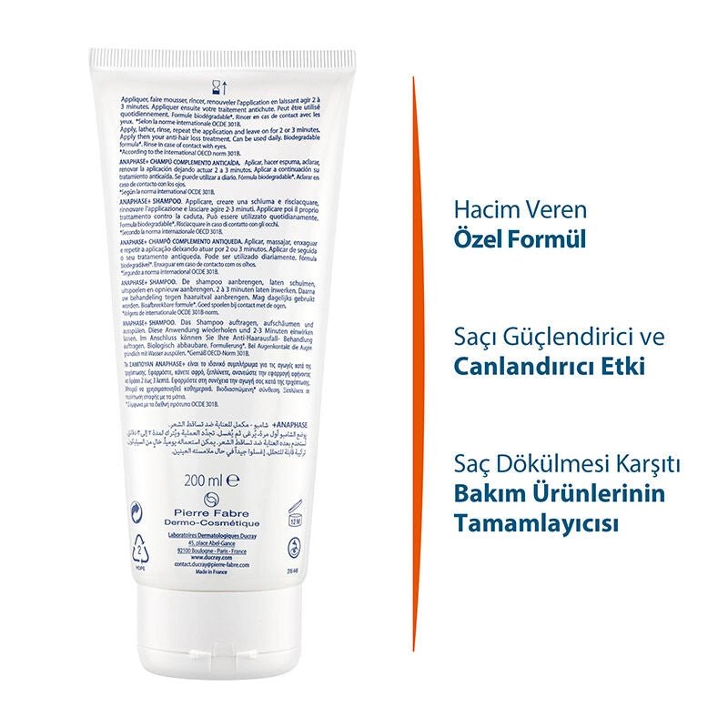 Ducray Anaphase+ Saç Dökülme Karşıtı Şampuan 200 ml - Melori