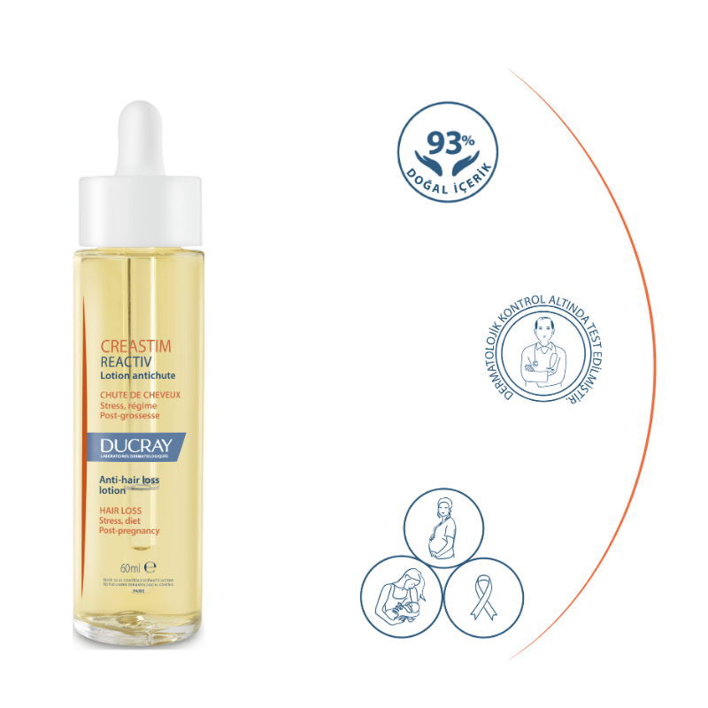 Ducray Creastim Reactiv Saç Dökülmesi Karşıtı Losyon 60 ml - Melori