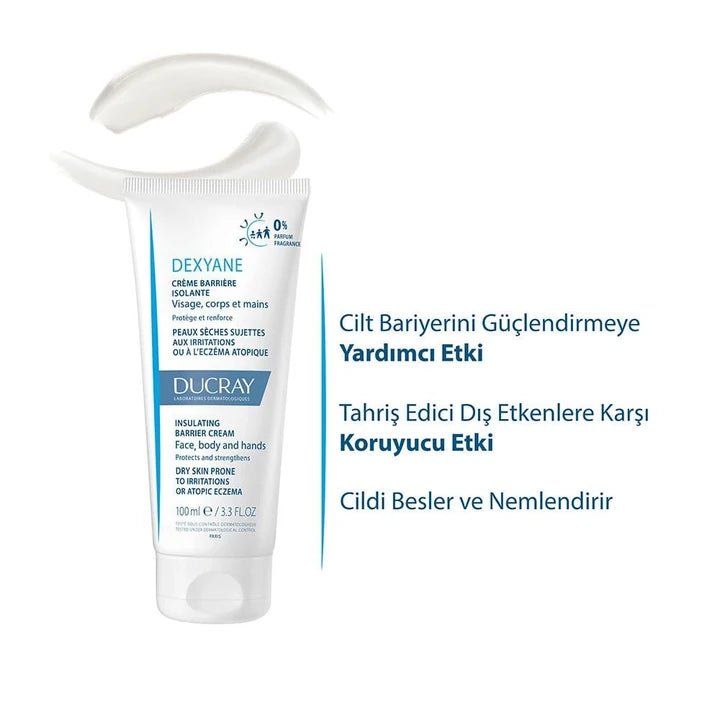 Ducray Dexyane Bariyer Kuru Ciltler İçin Nemlendirici Krem 100 ml - Melori