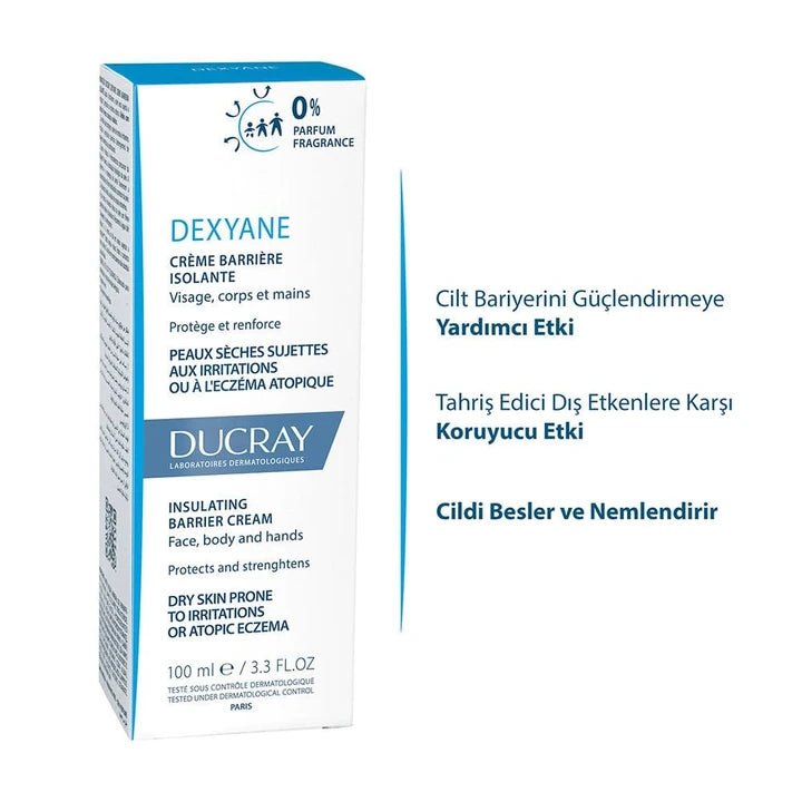 Ducray Dexyane Bariyer Kuru Ciltler İçin Nemlendirici Krem 100 ml - Melori