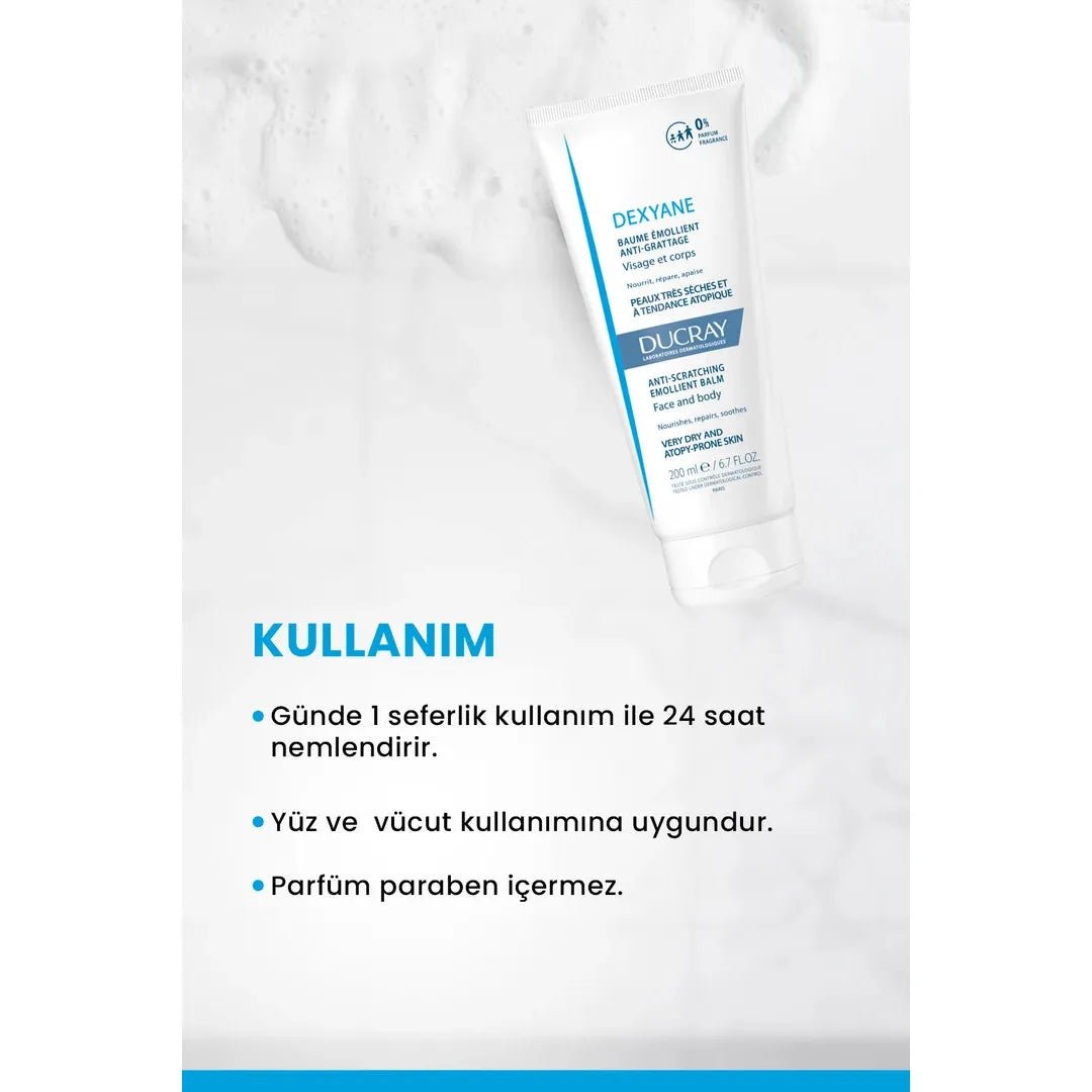 Ducray Dexyane Baume Emollient Kuruluk Karşıtı Nemlendirici Balm 200 ml - Melori