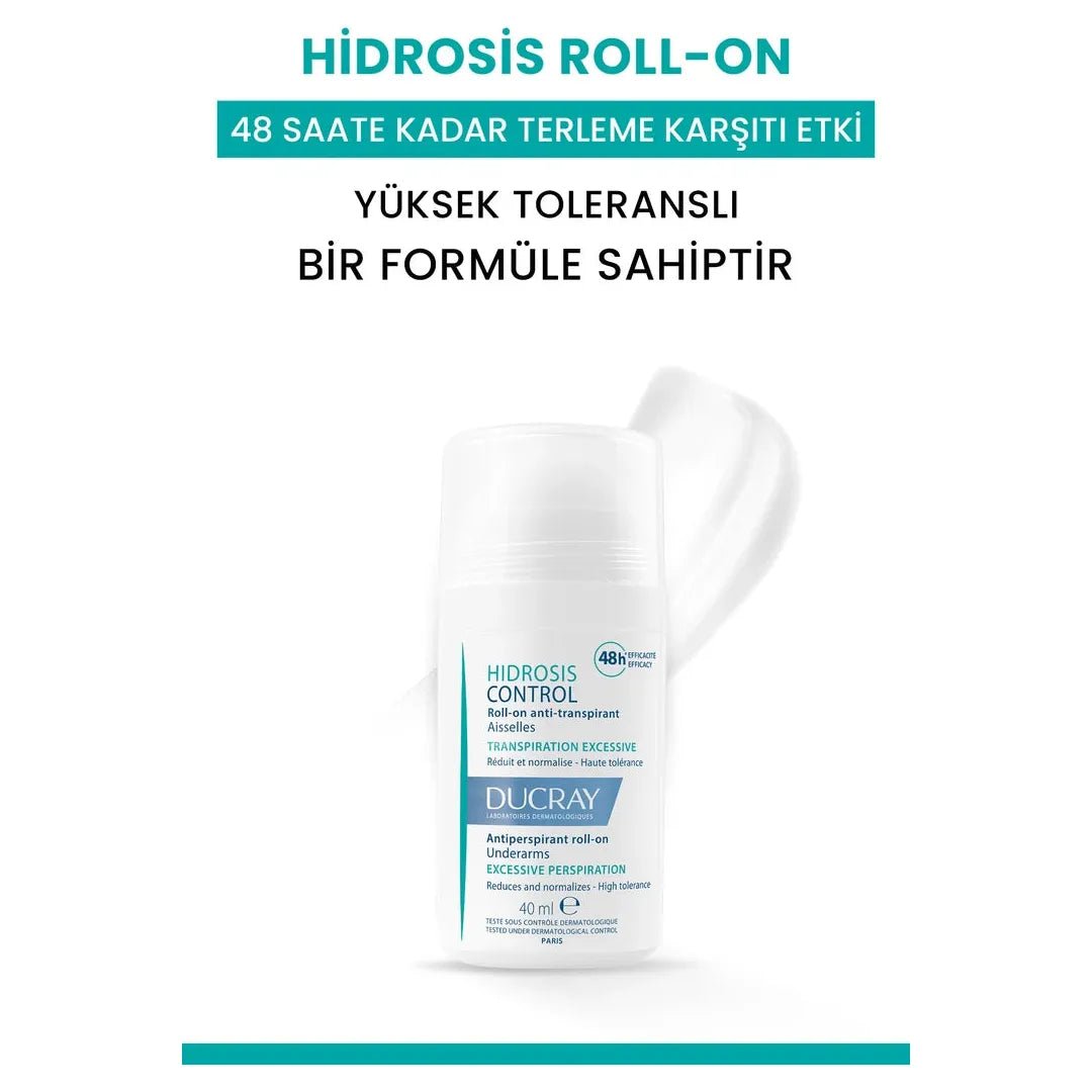 Ducray Hidrosis Roll On Anti Transpirant Aisselle Terleme Karşıtı 40 ml - Melori