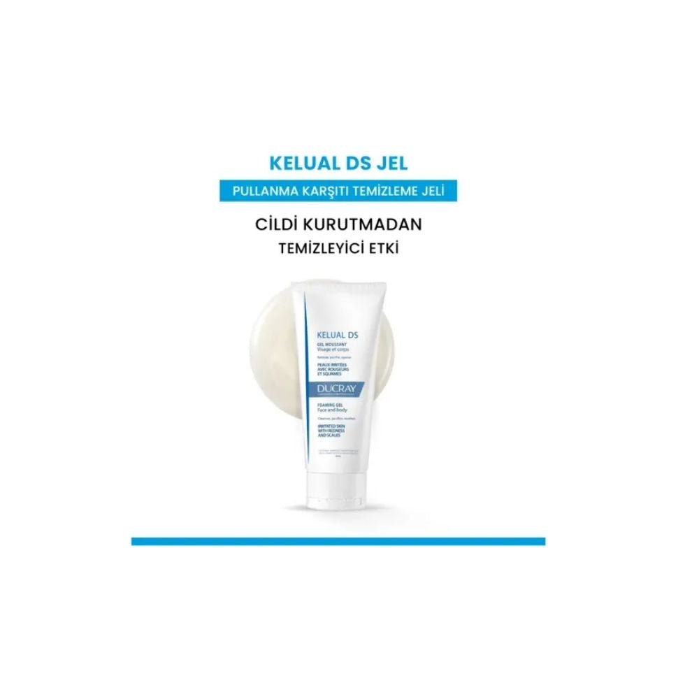 Ducray Kelual DS Yüz ve Vücut Temizleme Jeli 200 ml - Melori