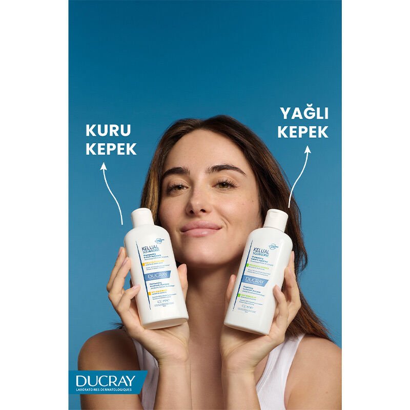 Ducray Kelual Squanorm Kuru Saçlar için Kepek Şampuanı 400 ml - Melori
