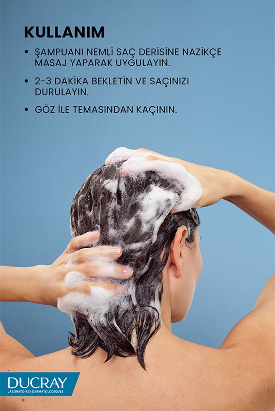 Ducray Kelual Squanorm Yağlı Saçlar için Kepek Şampuanı 400 ml - Melori