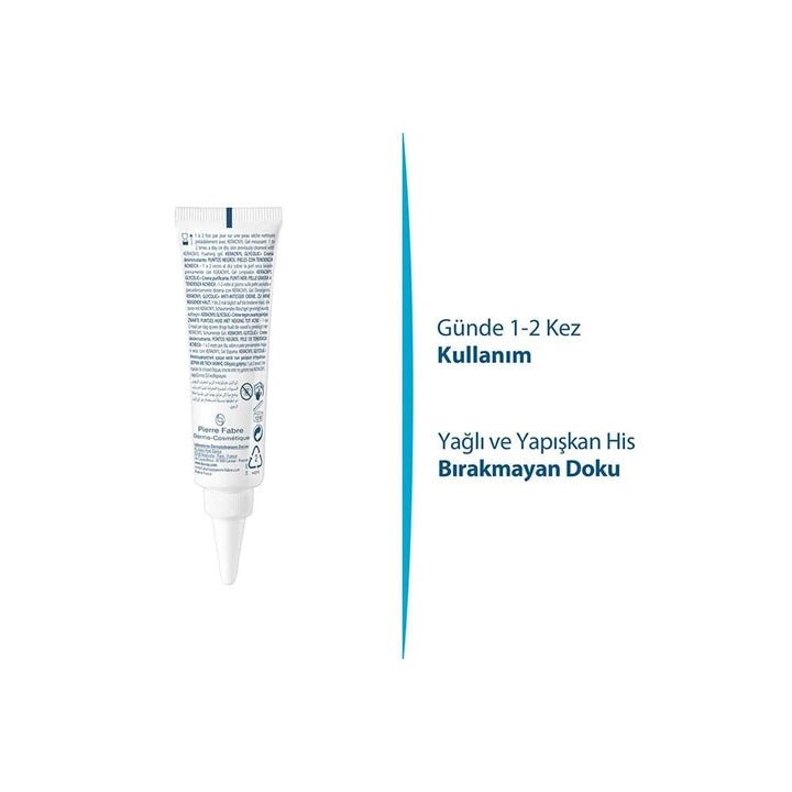 Ducray Keracnyl Glycolic+ Siyah Nokta ve Parlama Karşıtı Bakım Kremi 30ml - Melori