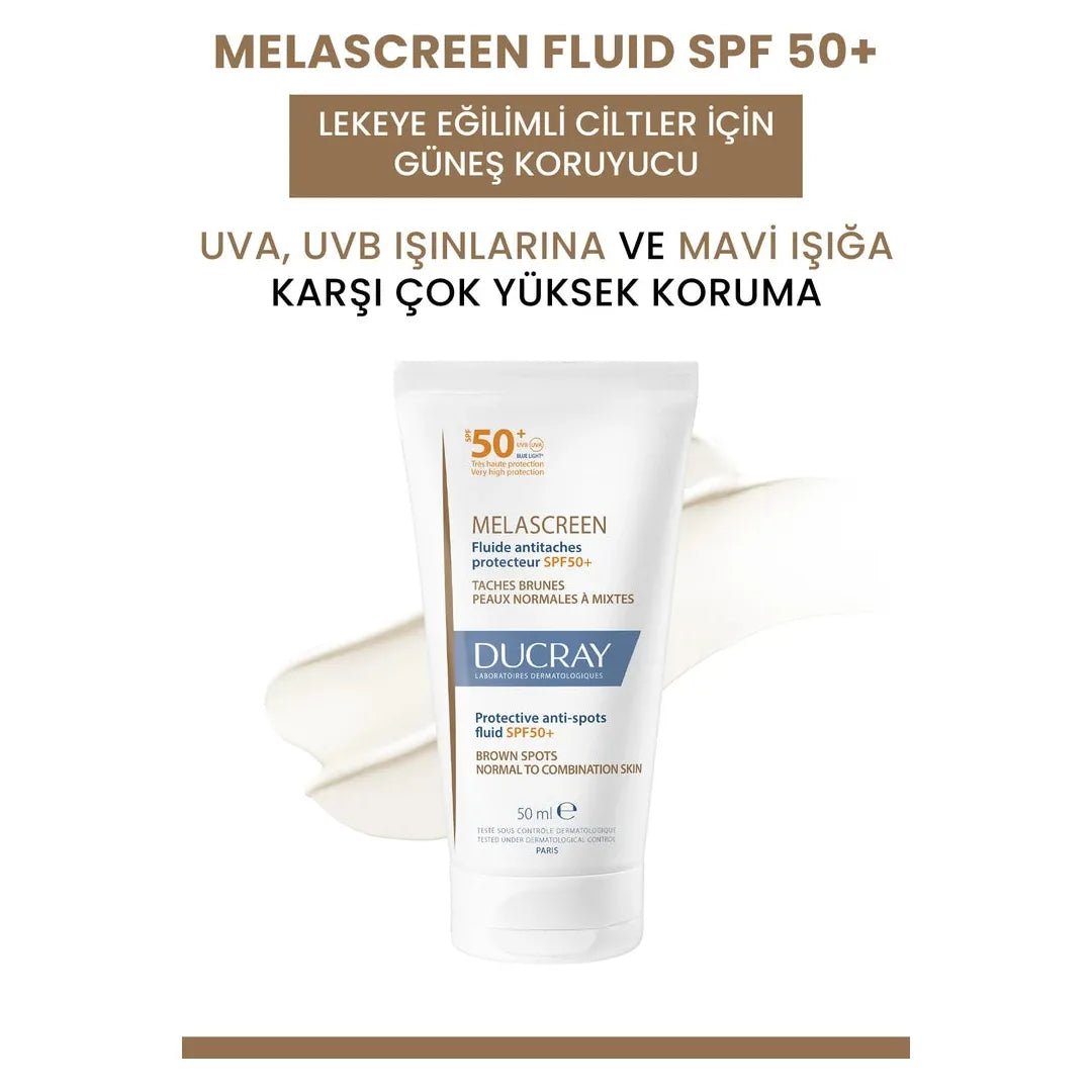 Ducray Melascreen Protective Leke Karşıtı Fluid Güneş Kremi Spf50 50ml - Melori