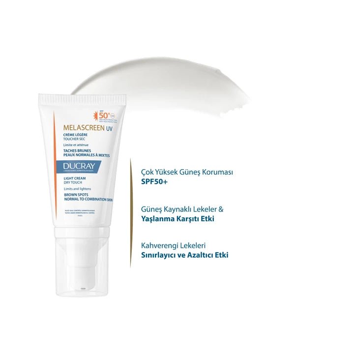 Ducray Melascreen Riche Leke Karşıtı Bakım Kremi SPF50+ 40 ml - Melori
