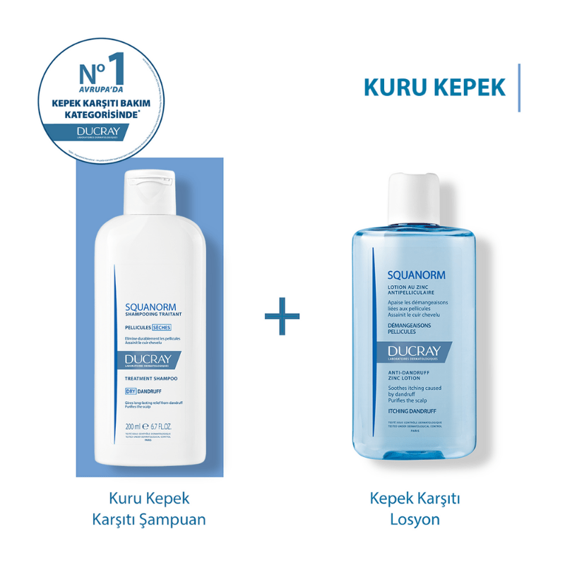 Ducray Squanorm Kuru - Kepek Önleyici Şampuan 200 ml - Melori