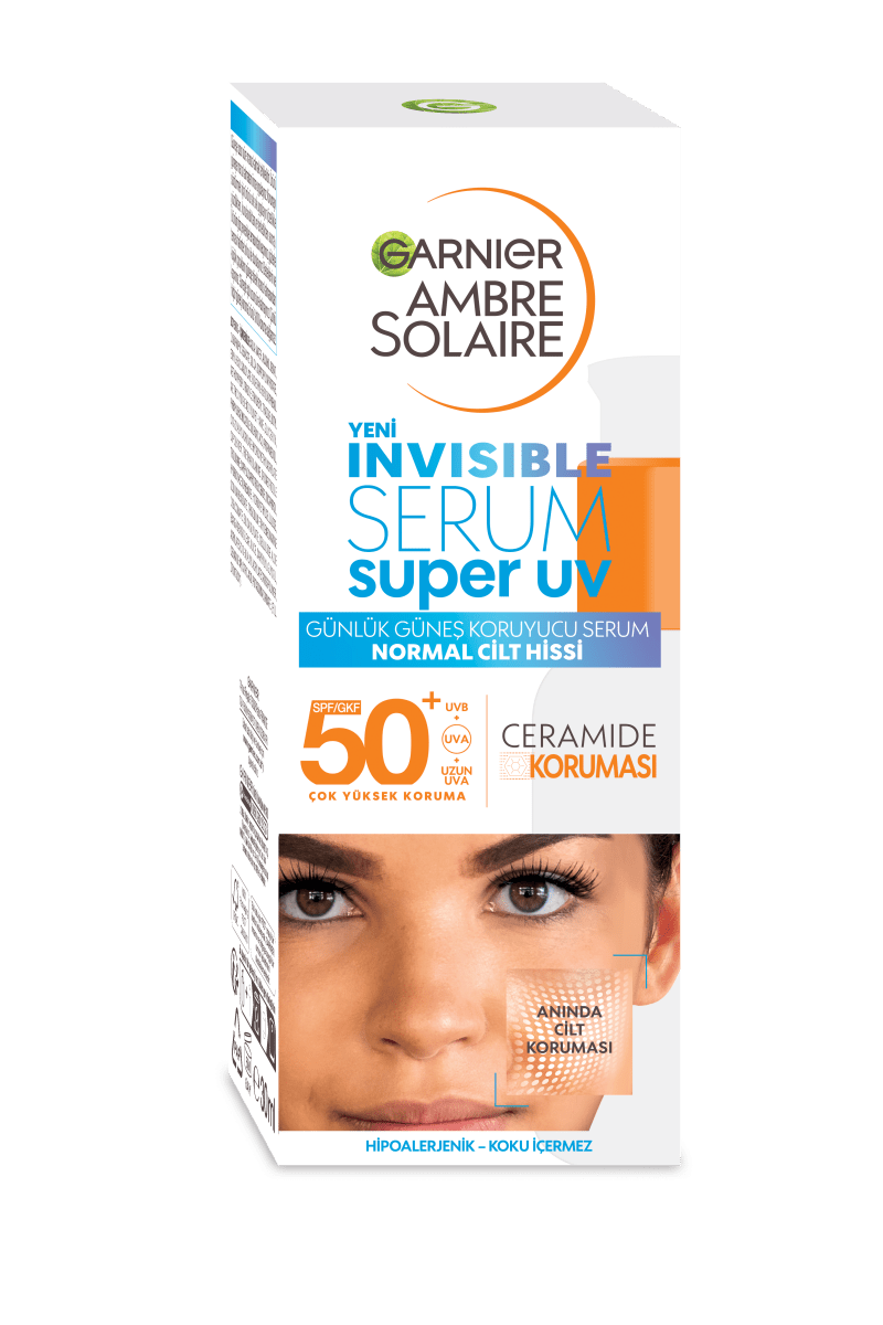 Garnier Ambre Solaire Invisible Serum Super UV Günlük Güneş Koruyucu Serum 30 ml - Melori